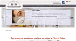 Desktop Screenshot of filozofiapiekna.pl